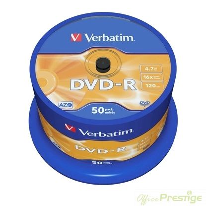 Verbatim DVD-R, 4.7 GB, 16x, AZO покритие