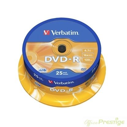 Verbatim DVD-R, 4.7 GB, 16x, AZO покритие